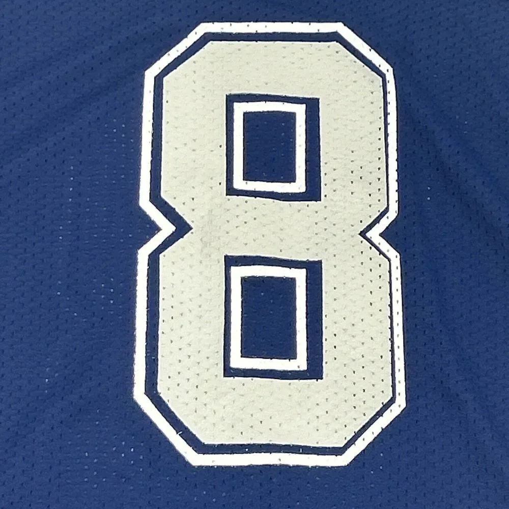 Dallas Cowboys Troy Aikman Jersey Men's 40 Blue Vintage Russell Athletic NFL USA